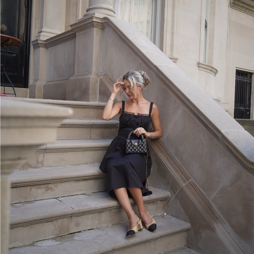 Black summer dress XS